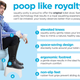 No low. rent burger king, I did NOT feel like Elizabeth II. I didn’t even feel like her sister Margaret. I didn’t even feel like a Markle. Image Credit: Squatty Potty